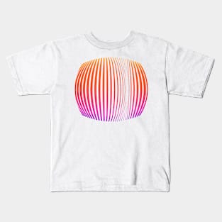 Pink stripes Linear pattern funny Kids T-Shirt